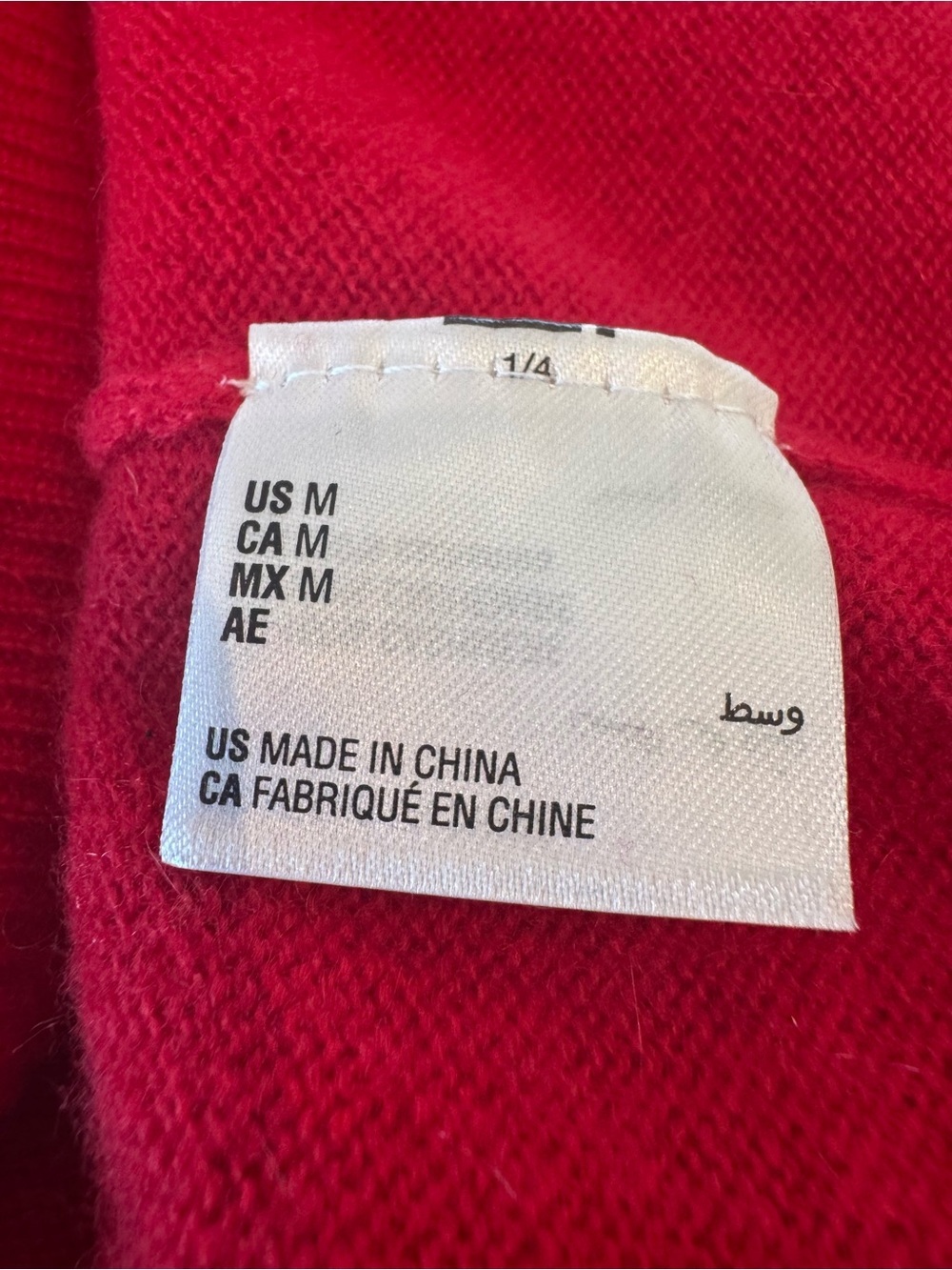 Cashmere Charter Club Soft Luxury Bright Red Crewneck Lightweight Sweater - Picture 7 of 9